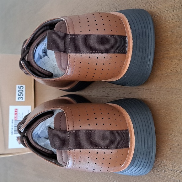 Bruno Marc Smart Casual Oxford Style Sneakers - Brown/Black - Size: Men 12 - Picture 5 of 10